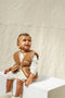 Binibamba Bruno merino snuggle vest - Bruin