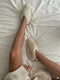 Binibamba Mama Milk booties/pantoffels - Beige