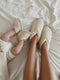 Binibamba Mama Milk booties/pantoffels - Beige