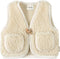 Binibamba Merino Snuggle Vest Milk - Beige