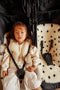 Binibamba Milk merino snuggle vest - Wit
