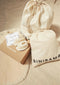 Binibamba Milk merino snuggle vest - Wit