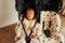 Binibamba Milk merino snuggle vest - Wit