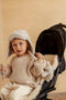 Binibamba Mittens/handschoenen met koordje Cloud - Grijs