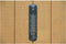 Binnen/buiten thermometer grijs van metaal 6.5 x 30 cm -Binnen/buitenthemometers - Temperatuurmeters