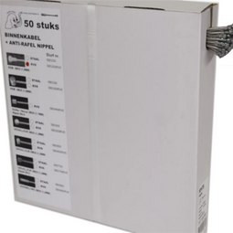 Slurf Binnenkabel RVS, peer per 50