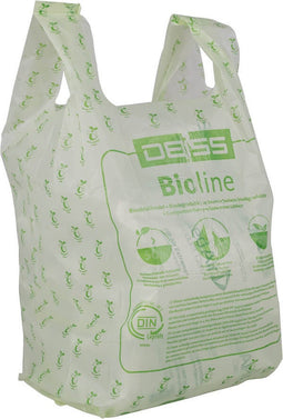 Bio afvalzakken 10 liter 22 + 18 x 55 cm 20 stuks