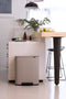 Brabantia Bo Prullenbak - 2 x 30 liter - Afvalscheiding - Soft Grey (2 stuks)