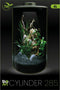 Bioart cylinder 285 zwart - glazen domes met ledverlichting