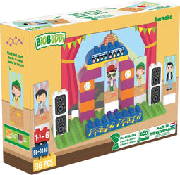 BiOBUDDi Plantaardige Blokkenset Karaoke - 36 delig