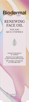 Biodermal gezichtsolie - Renewing Face Oil met krachtige huideigen antioxidanten Q10 - Perfect te mengen met dagcrème - Anti age Olie - 30ml