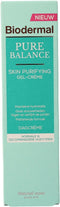 Biodermal Pure Balance Dagcrème Skin Purifying Gel-Crème - Dagcreme met hyaluronzuur, speciaal voor volwassen huid met onzuiverheden en oneffenheden - 50ml