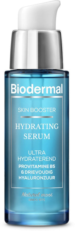 Biodermal Skin Booster Hydrating serum – Ultra hydraterend, Hydrateert zeer intensief en langdurig met hyaluronzuur en Vitamine B - Hyaluronzuur serum 30ml