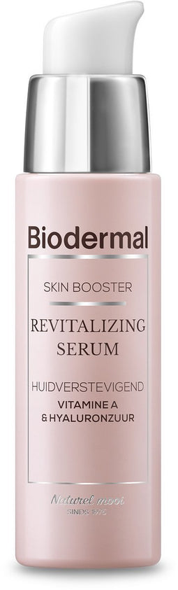Biodermal Skin Booster Revitalizing serum – Verbetert zo de huidelasticiteit en stevigheid met hyaluronzuur en Vitamine A - Hyaluronzuur serum 30ml