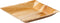 Biodore - Biodore® Bord palmblad rechthoekig 18x18cm 25 stuks