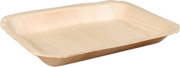 Biodore® Bord | rechthoekig | 1-vaks | Palmblad | 24x16cm 25 stuks