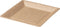 Biodore Bord - vierkant - 1-vaks - karton - 18x18cm - naturel - 100 stuks