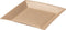 Biodore Bord - vierkant - 1-vaks - karton - 23x23cm - naturel - 100 stuks