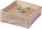 Biodore Bord - vierkant - 1-vaks - karton - 23x23cm - naturel - 100 stuks