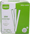 Biodore Rietje - drinkrietje - papier - 150mm - zwart - 250 stuks