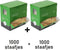 Biodore Roerstaafjes, in dispenserdoos, 2 x 1000 stuks
