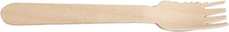 Biodore snackvork hout FSC 140mm (200 stuks)