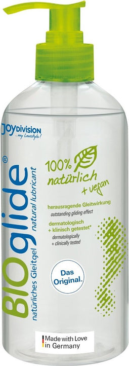 BIOglide – Natuurlijk Glijmiddel Dermatologisch Getest en Lichaamsvriendelijk ook voor Anaal Gebruik – 500 ML - Dispenser