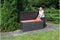 Biohort hobbybox - kussenkist - Antraciet - 201x83 cm.