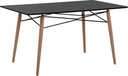 BIONDI - Eettafel - Zwart - 80 x 140 cm - MDF