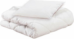 Biopakket Dekbed 100x140cm + kussen 40x60cm - MON P'TIT DODO - Warm - 100% Polyester Gesiliconiseerde holle vezel - 1 persoons