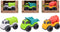 Bioplastic Bouwvoertuigen. 3 assortie. 100% recyclable.+18 mnd