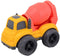 Bioplastic Bouwvoertuigen. 3 assortie. 100% recyclable.+18 mnd