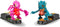 Biopod Kombat Battle pack rood en blauw - Duo Set