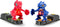 Biopod Kombat Battle pack rood en blauw - Duo Set