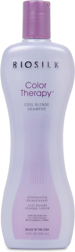 BioSilk Color Therapy Cool Blonde Shampoo | 355 ml | Voor geblondeerd haar