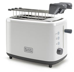 Black & Decker BXTOA820E - Broodrooster - 2 sneetjes - Wit