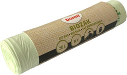 Biozakken 140 liter groen 70x125 cm composteerbaar - Rol 3 stuks