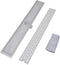 vidaXL - Doucheafvoer - 2 - st - rechthoekig - lijn - 1030x140 - mm - roestvrij - staal