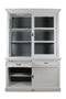 HSM Collection Buffetkast Provence - 150 cm - wit/donkergrijs