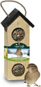 Bird Buffet | vogelvoer Chalet om op te hangen | vogelvoer voor mussen | 1x 200gr | 4-seizoenenvoer | vogelhuisje om op te hangen | vogelvoer wilde vogels het hele jaar door