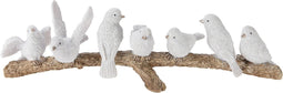 Birds On Brach 30X7X8 cm 2ass