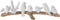 Birds On Brach 30X7X8 cm 2ass