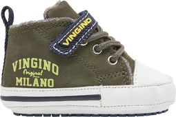 VINGINO TOM MINI - Babysloffen - TPU anti-slip zolen - Groen - Maat 17