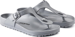 Birkenstock Gizeh Eva - Slippers - Metallic Silver - Regular - Maat 40