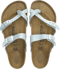 Birkenstock Mayari Dames Slippers - Silver - Maat 38