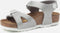Birkenstock Rio Magic Galaxy Wandelsandalen - Maat 30 - Meisjes - zilver/wit