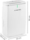 TROTEC TTK 53 E - Luchtontvochtiger - 16 liter per dag - Wit