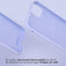 Accezz Liquid Silicone Backcover iPhone 12 (Pro) - Schokabsorberend - Paars