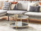 BIRNEY - Salontafel - Goud - Veiligheidsglas