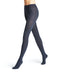 FALKE Family - Panty dames - 100 denier huidvriendelijk katoen - blauw 6499